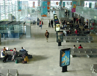 La salle d'embarquement